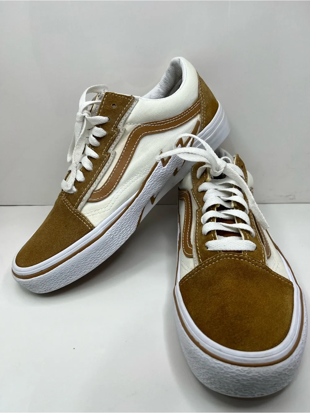 Vans Old Skool Bolt Unisex US M6.5/W8 Skate Shoes Cathay Spice White Sneakers